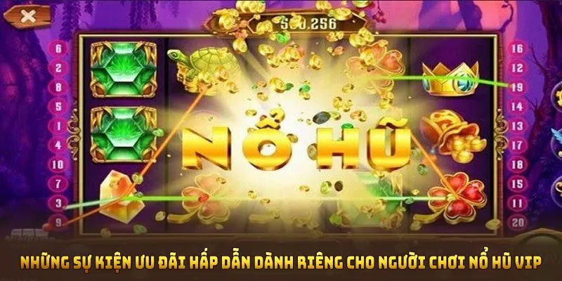 Những sự kiện ưu đãi hấp dẫn dành riêng cho người chơi Nổ hũ Vip